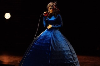 Bj&#246;rk wearing Balenciaga SS20 