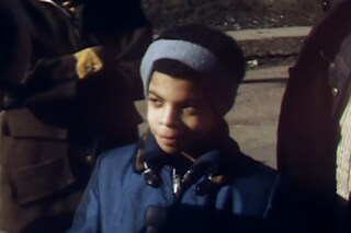 11-year-old Prince at the Minneapolis teachers’ strike, 1970