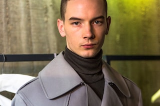 Backstage at Maison Martin Margiela AW14