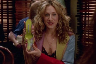 Carrie Bradshaw and her Manolo Blahniks