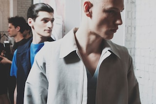 Lou Dalton SS15 Mens collections, Dazed backstage