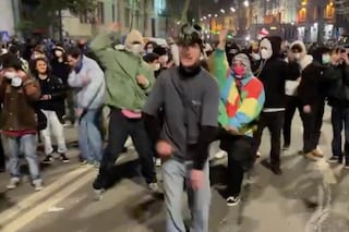 Tbilisi protesters foreign agent