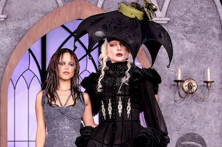 Lady Gaga at the Wednesday Season 2 Graveyard Gala