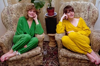 Ann and Charlotte At home in Southfields November 1980