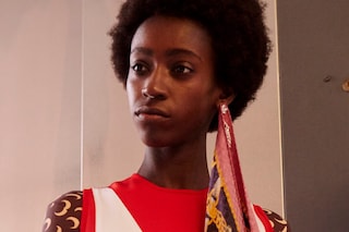 Marine Serre AW18 Paris fashion week backstage