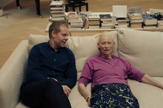 Max Richter and Tilda Swinton