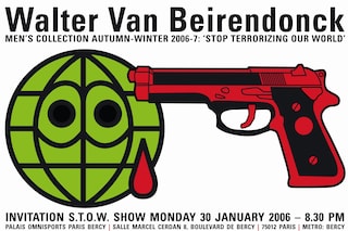 Walter Van Beirendonck STOW invitation AW06