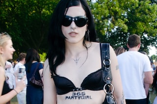 Charli xcx LIDO festival street style
