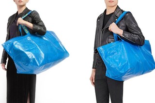 IKEA BALENCIAGA copy blue bag 