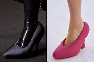 Barbie shoes on the Loewe and Balenciaga runway 