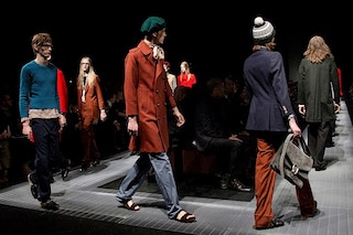 Gucci AW15 runway, Menswear, Dazed backstage