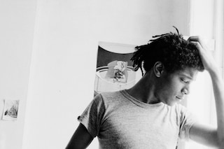 Basquiat in the apartment