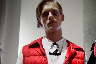 Moncler Gamme Bleu SS15 Mens collections, Dazed backstage