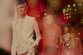 Schiaparelli Haute Couture AW15, Stephen Jones hat, Dazed