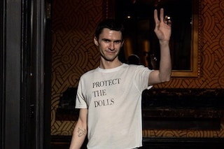 Conner Ives AW25 catwalk Protect the Dolls t-shirt