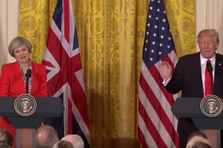 theresa may donald trump