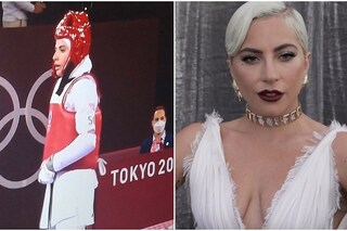 Lady Gaga doppelg&#228;nger at the Olympics