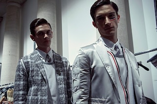 Moncler Gamme Bleu SS15 Mens collections, Dazed backstage