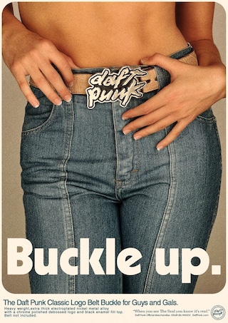 The &quot;Daft Punk&quot; belt buckle