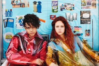 Binx Walton and Natalie Westling wear Miu Miu AW14
