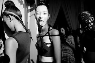 Backstage at Chromat SS15 Dazed NYFW
