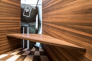 Martino Gamper Prada Corners installation window displays