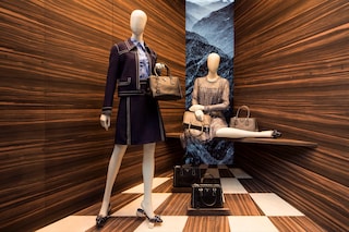 Martino Gamper Prada Corners installation window displays
