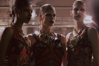 Givenchy AW15 Mens Dazed Backstage Group Bell Shell Necklace