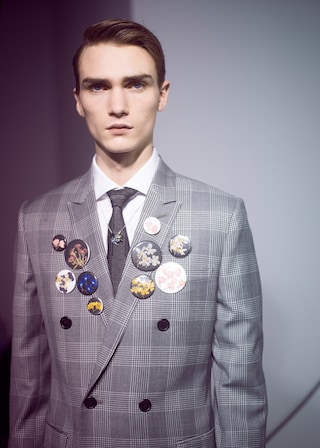 Dior Homme AW15 Gryphon O'shea, Menswear, Dazed backstage