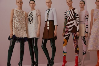 Christian Dior Haute Couture SS15 Group PVC Boots Print