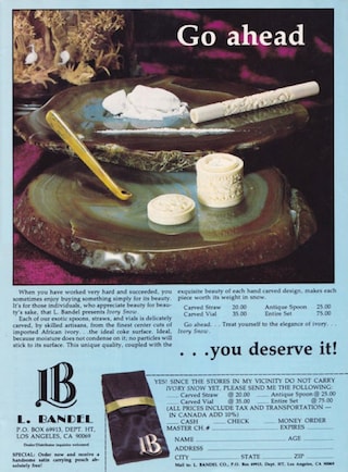 cocaine advert