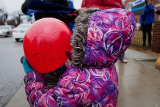 kid in Ferguson by Melissa Spitz