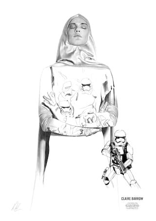 Claire Barrow’s Captain Phasma inspired look