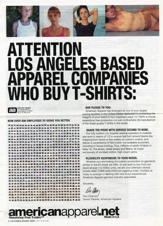 American Apparel Ad