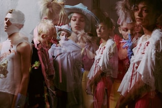 Backstage at Meadham Kirchhoff SS15