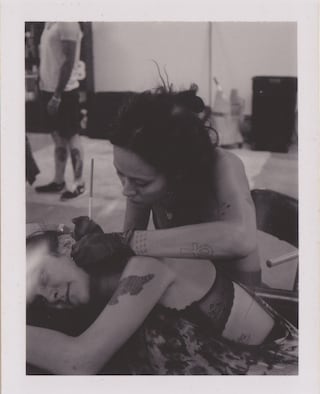 Tati Compton, courtesy of Sang Bleu