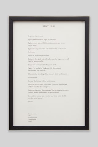 Marina Abramović: Early Works 