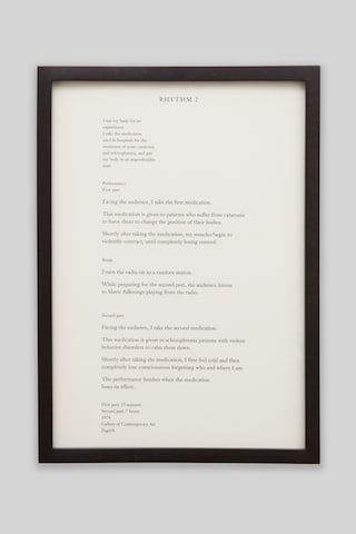 Marina Abramović: Early Works 