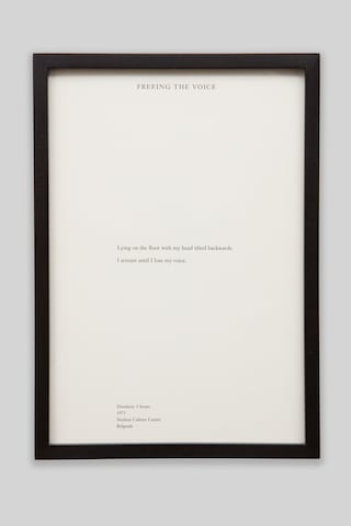 Marina Abramović: Early Works 