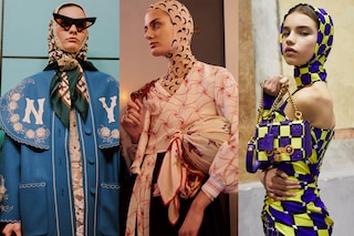 hijab islam fashion aw18 gucci marine serre versace