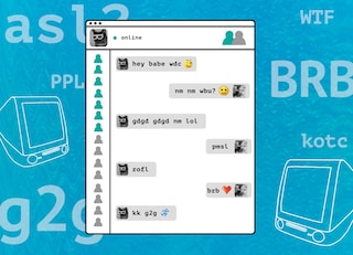 MSN messenger chat box