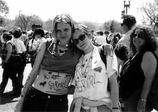Riot grrrls in the 90s