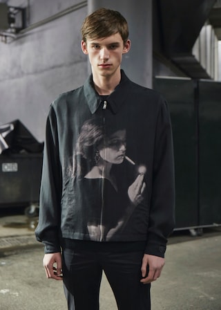 undercover cindy sherman デニムジャケット Undercover Cindy Sherman Denim Trucker Jacket in Gray for