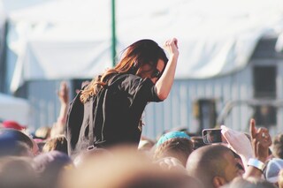 Woman at festival
