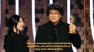 Parasite director Bong Joon Ho Golden Globes
