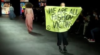 Extinction Rebellion, Dior show