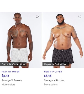 Savage x Fenty make models Rihanna