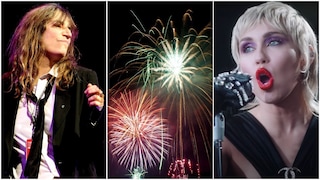 Patti Smith and Miley Cyrus, New Year celebrations