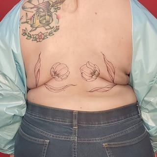 Roll Flower Tattoos Carrie Metz-Caporusso