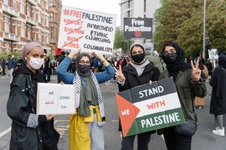 An estimated 180,000 people joined London’s latest pro-Palestine ...